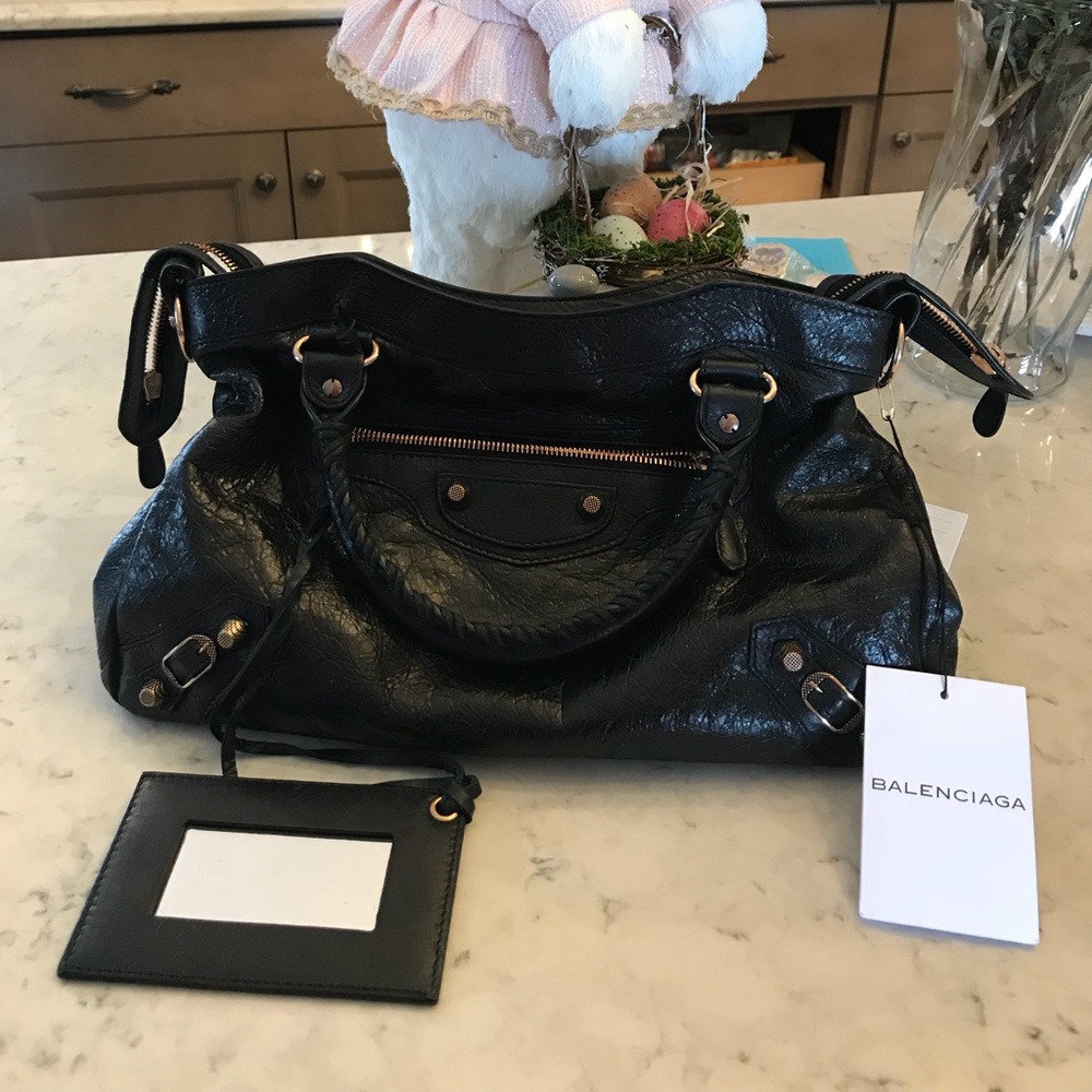 🖤 Balenciaga black town bag